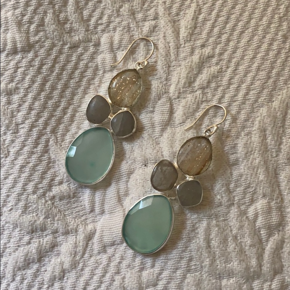 Colorful Blue Earrings